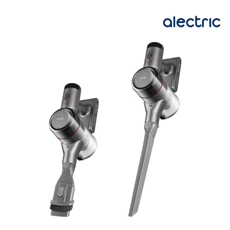 เครื่องดูดฝุ่นแบบด้าม ALECTRIC รุ่น AIRBOOST สีดำ/แดง